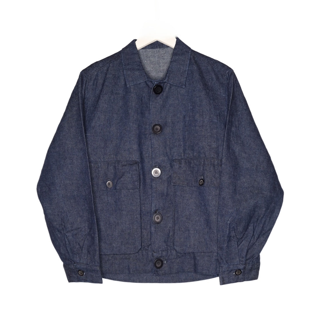 Studio Coat in Hemp Denim