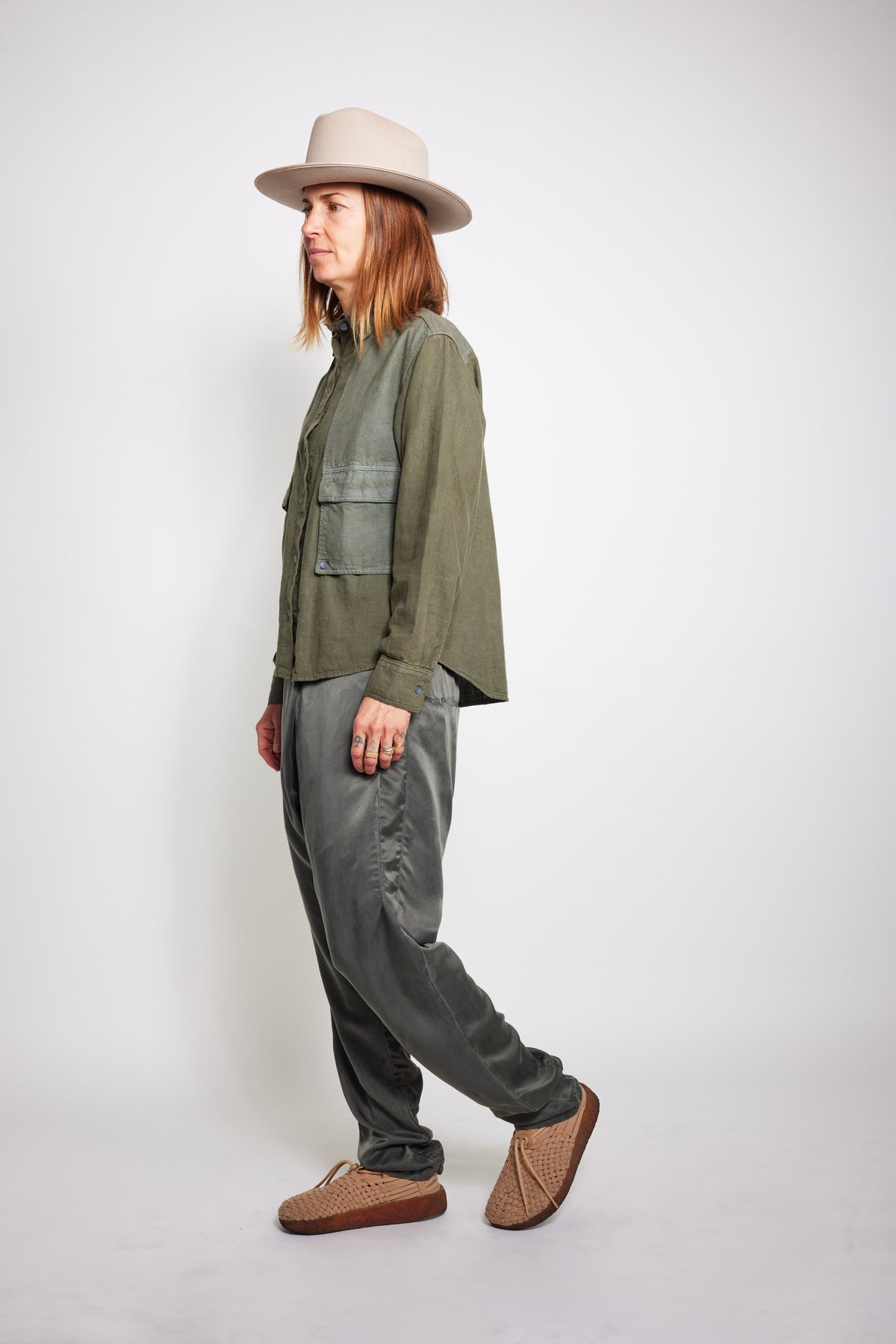 Souk Pant in Cupro Silk