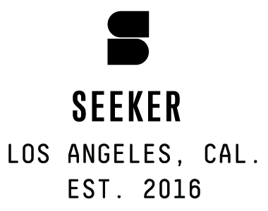 Seeker header main logo in black with a transparent background