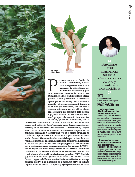 Seeker Featured in Marie Clare "Green Issue"