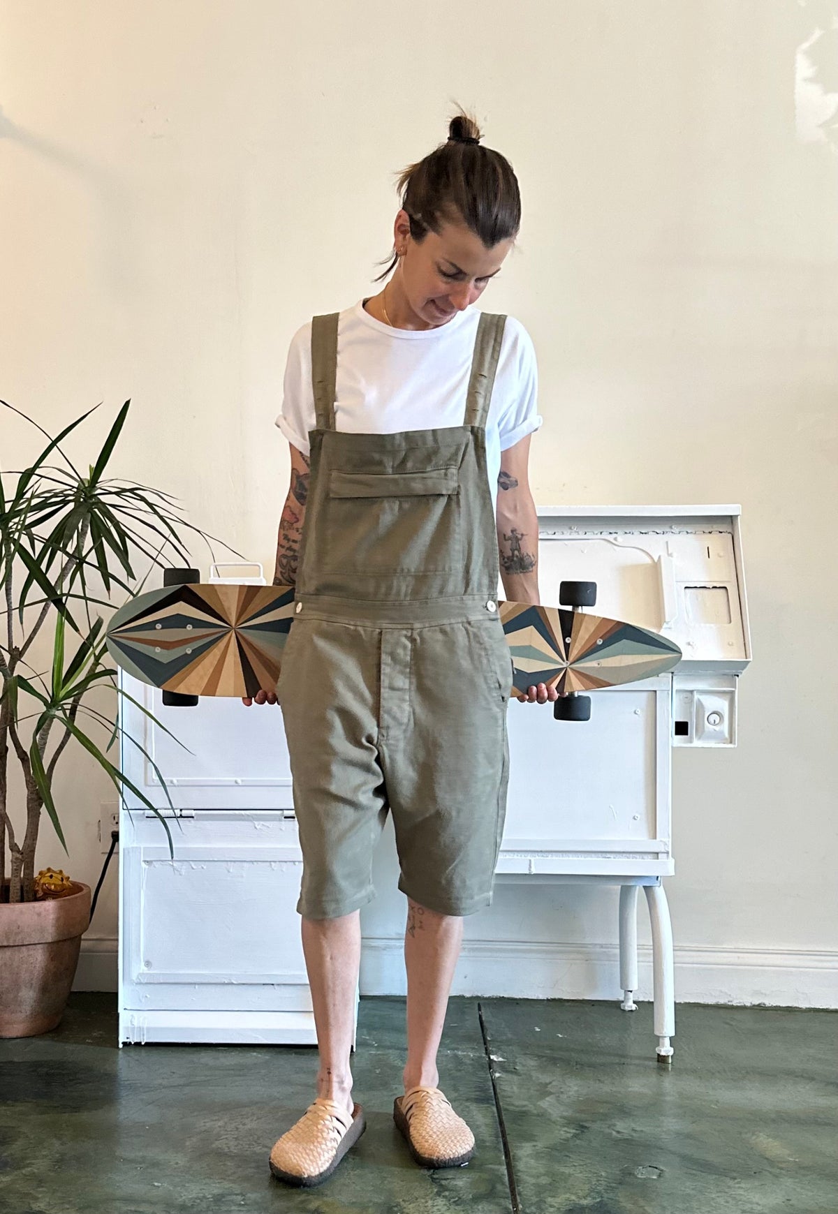 Overall Shorts