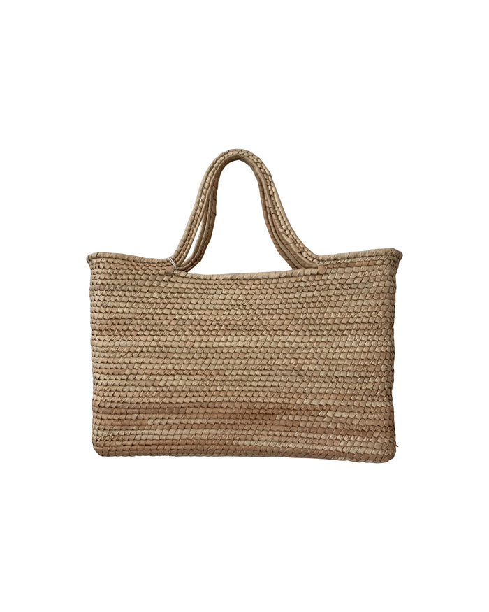 SEEKER HANDWOVEN SMALL STRAW TOTE