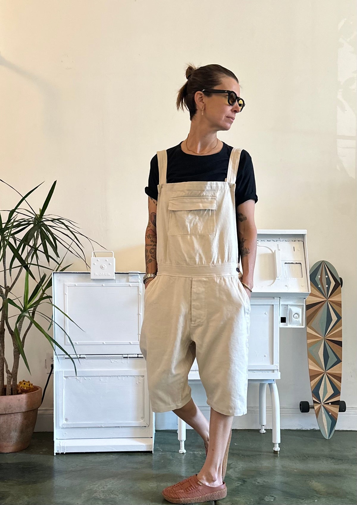 Overall Shorts