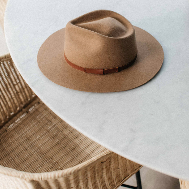 Dylan Fedora-B Leather Bow