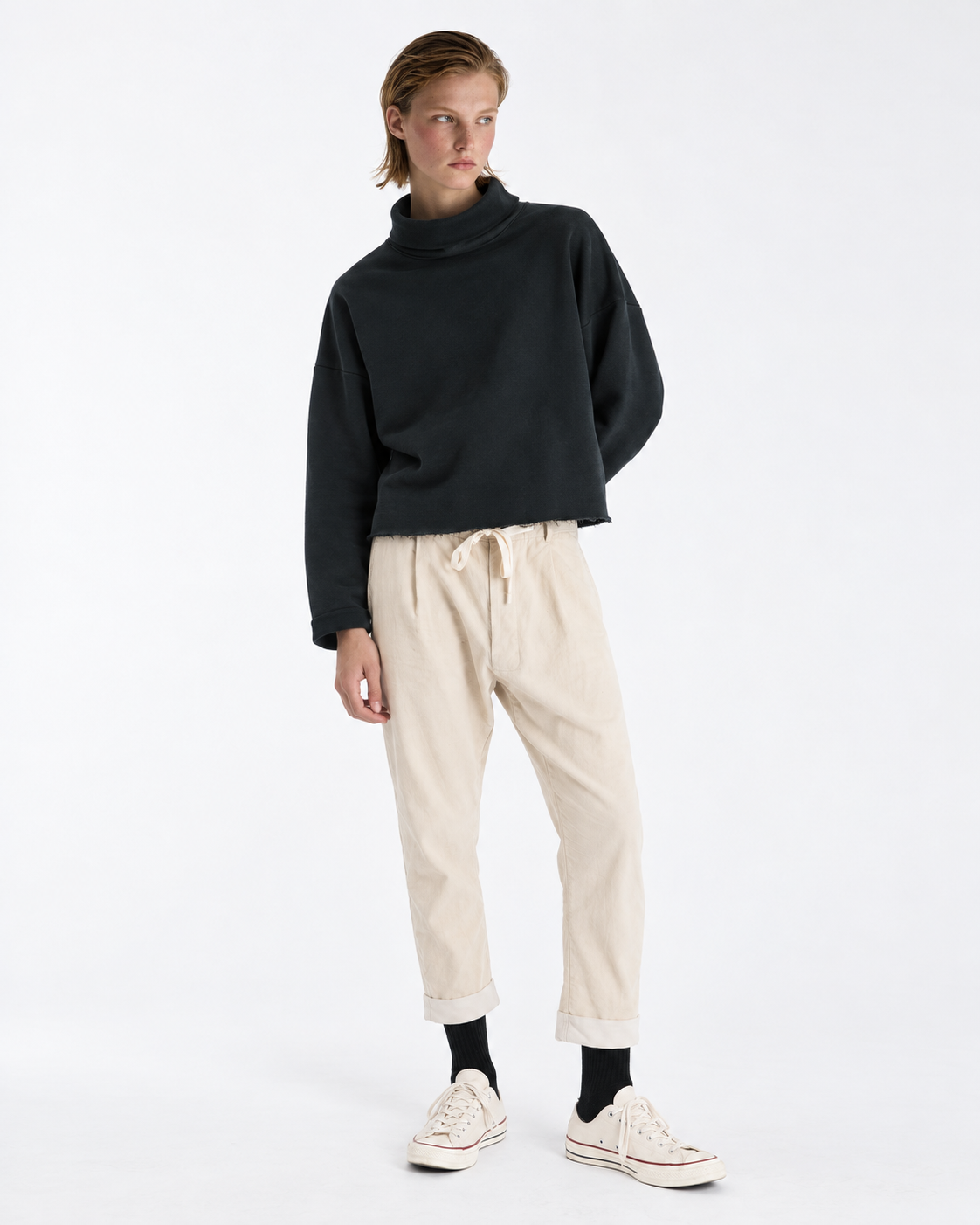 Infinity French Terry Turtleneck