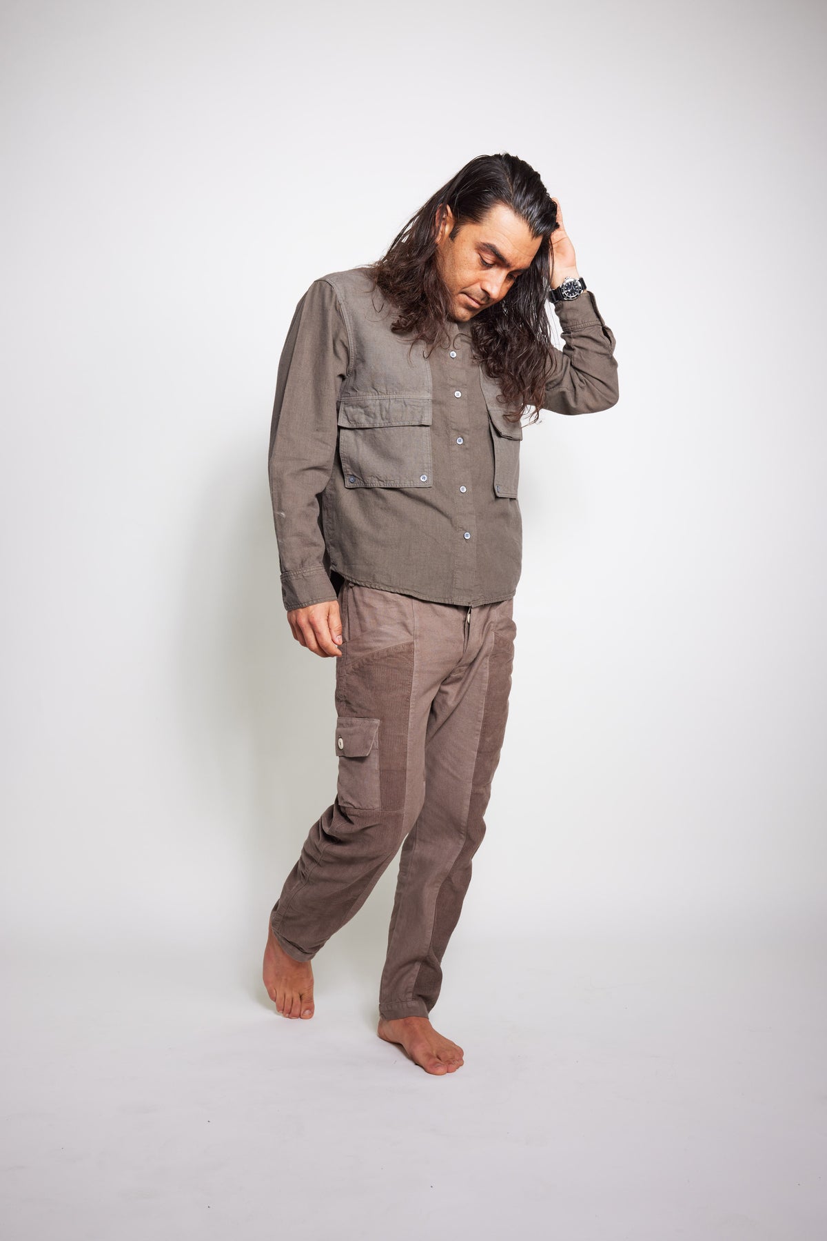 Fear of God 'Sixth Collection' Nylon Cargo Snap Button Pants - Men's,  Black, L