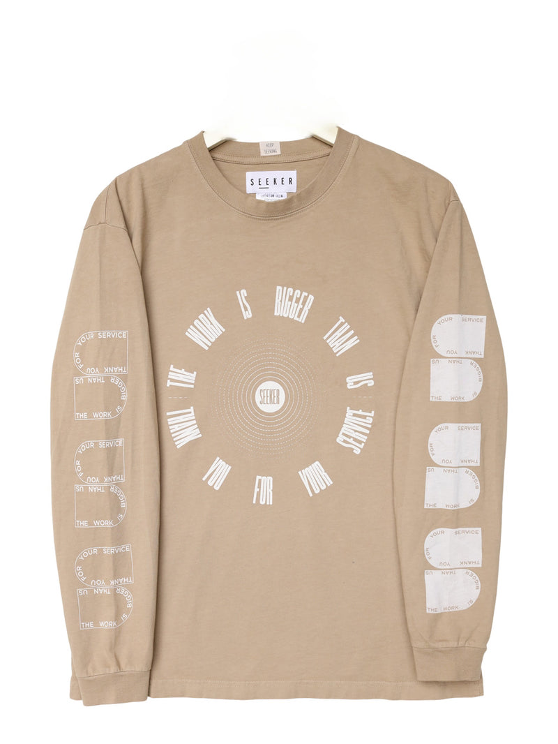 LIMITED EDITION - Service Long Sleeve Tee – S E E K E R LIMITED EDITION - Service Long Sleeve Tee – S E E K E R