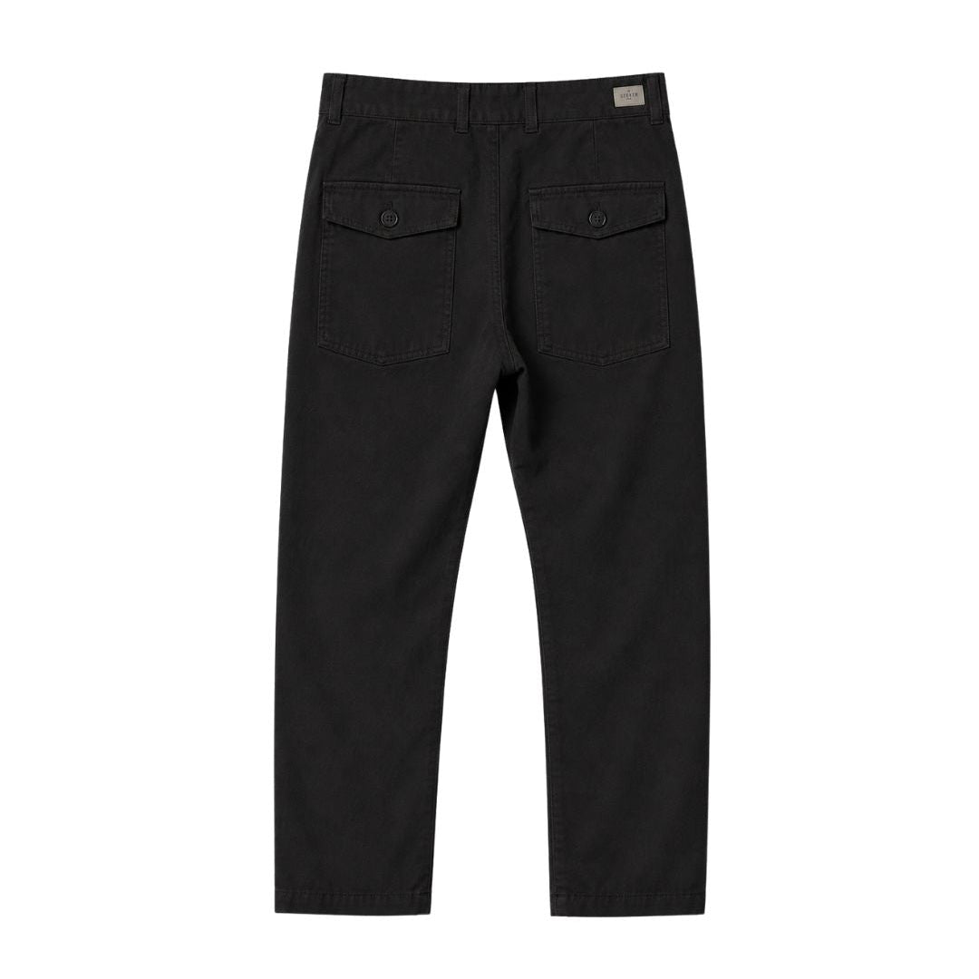 Black pants on a white background