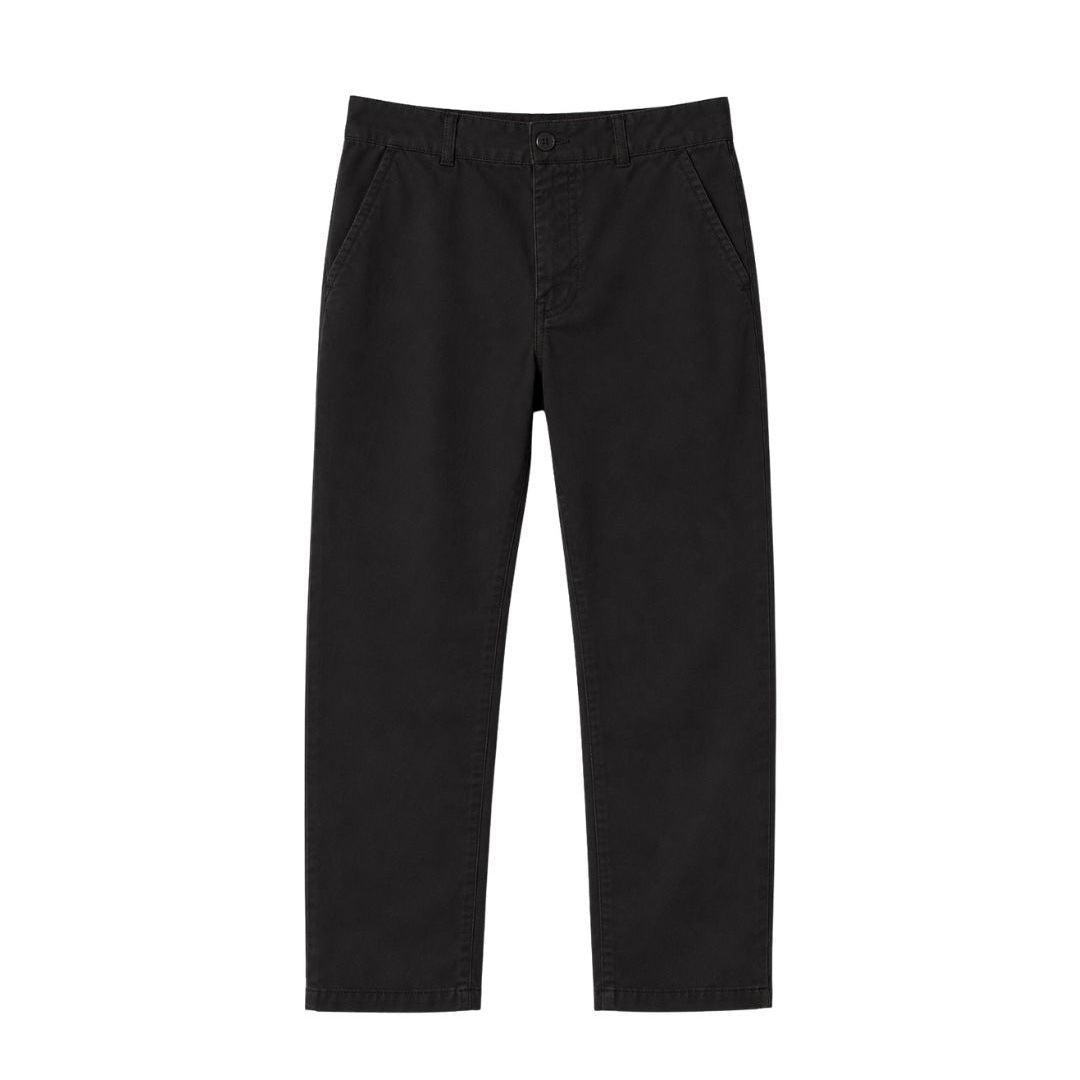 Black pants on a white background