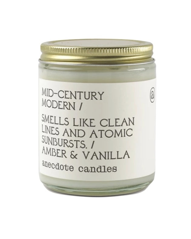 SOY ANECDOTE CANDLE- MID CENTURY MODERN
