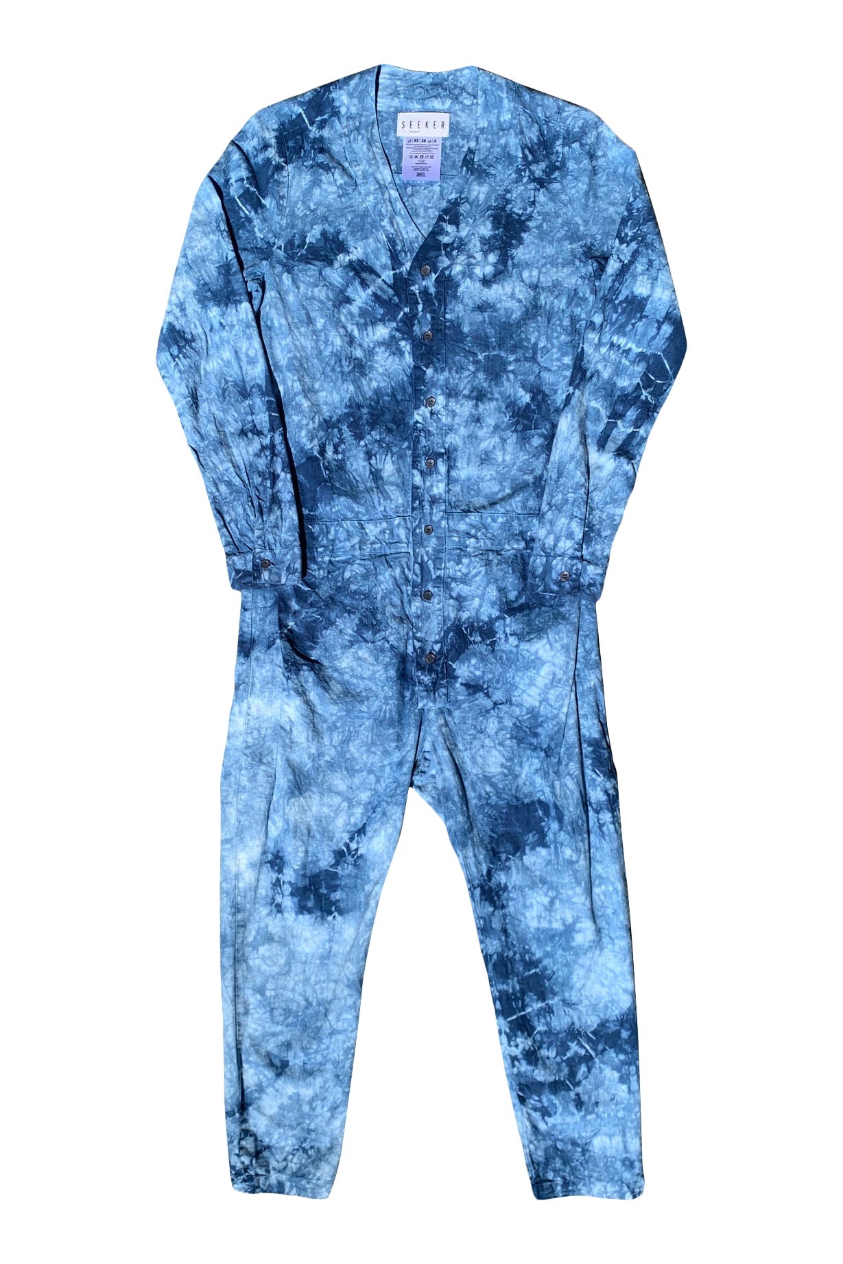 Jumpsuit Long Sleeve in Tie Dye – S E E K E R